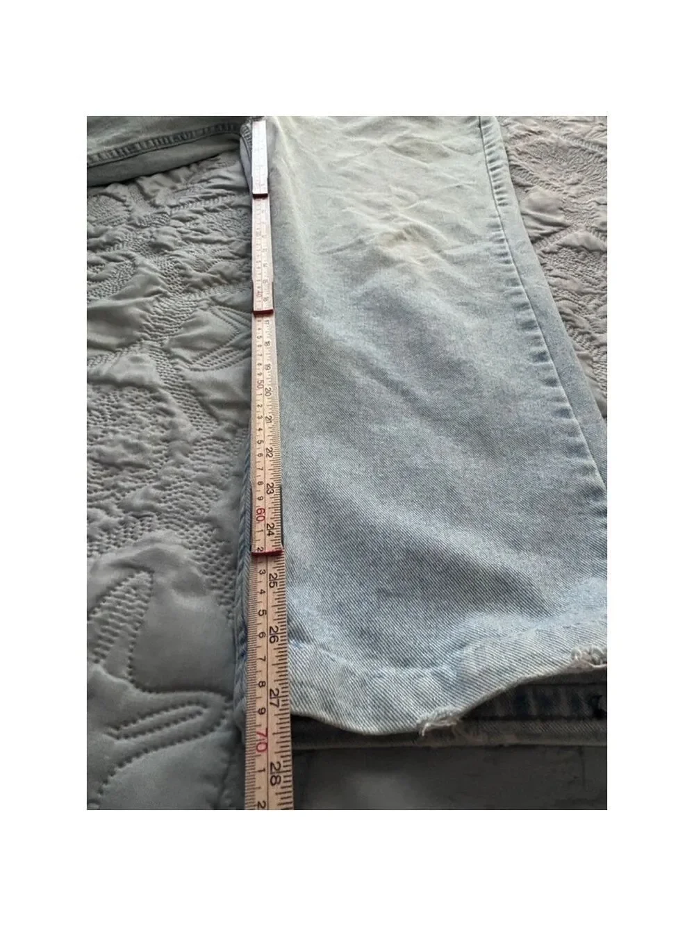 St. John’s Bay Men’s Relaxed Fit Light Blue Jeans Size 38x29 Cotton Denim